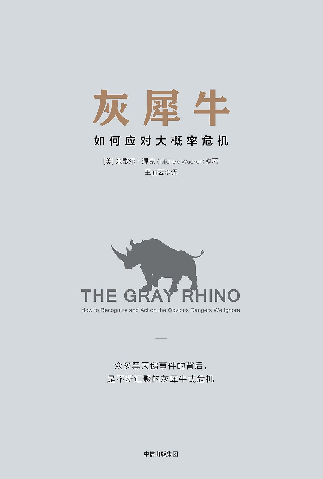 灰犀牛：如何应对大概率危机 封面