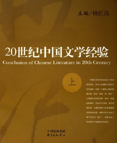 20世纪中国文学经验 封面